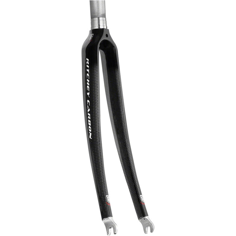 Ritchey Comp Carbon Road Fork: 700c QR 1″ Aluminum Steerer Black