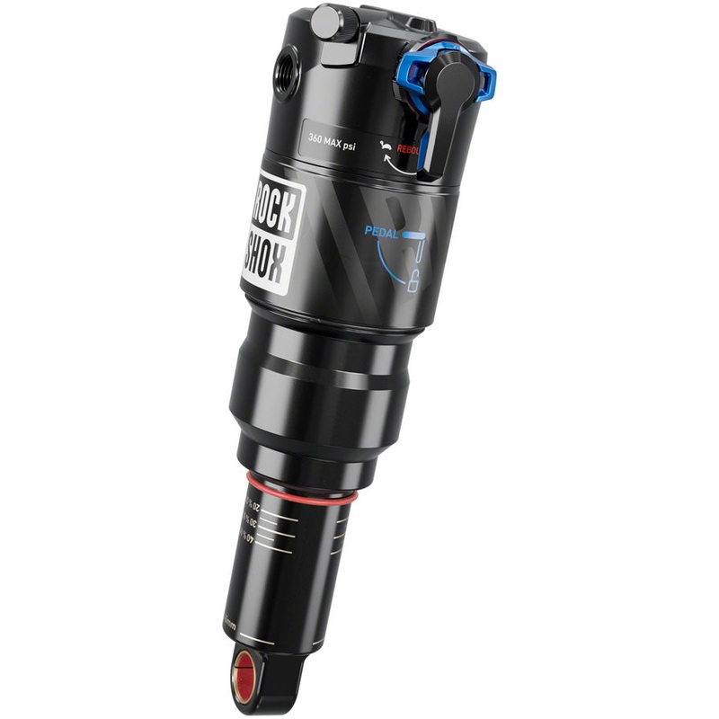 RockShox Deluxe Ultimate RCT  Rear Shock – 205 x 60mm, Linear XL, 4 Neg/0 Pos Tokens, Reb 55 / Comp 30, Lock Out 4,