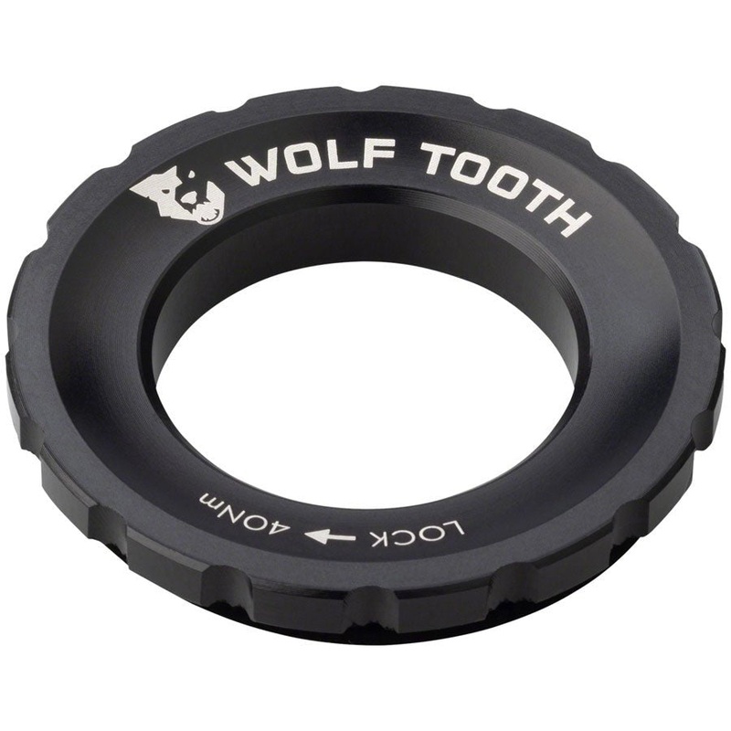 Wolf Tooth CenterLock Rotor Lockring – External Splined Black