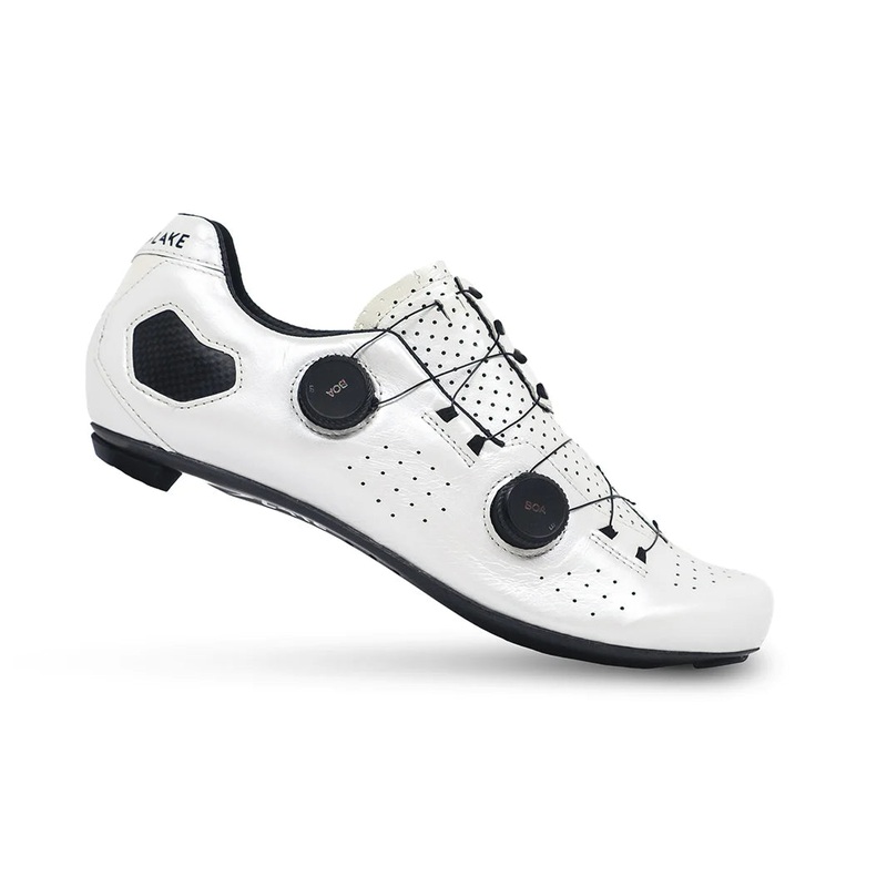 Lake CX333 Road Shoe – Womens – White-Black White – Black EU 36