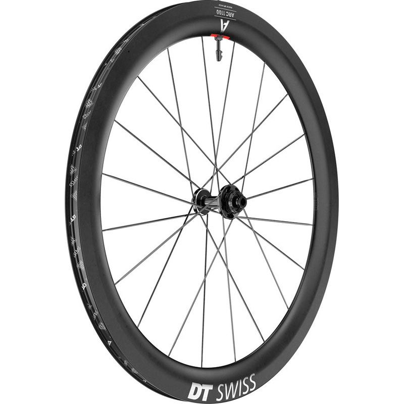DT Swiss ARC 1100 DiCut 55 Front Wheel – 700, 12 x 100mm, Center-Lock, Black