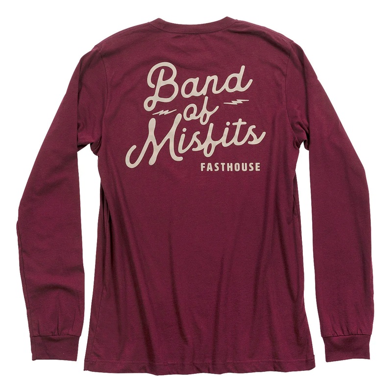 Fasthouse Revival Long Sleeve Tee – Womens – Maroon Maroon Small