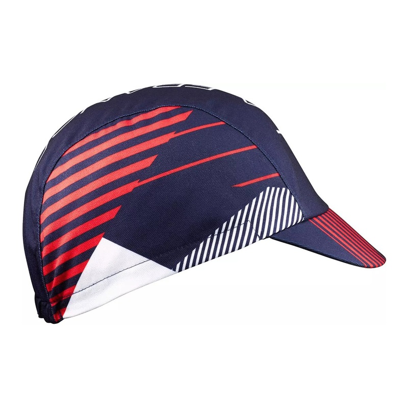 Mavic Allure Ltd Road Cap – Blue-Fiery Red Blue – Fiery Red One Size