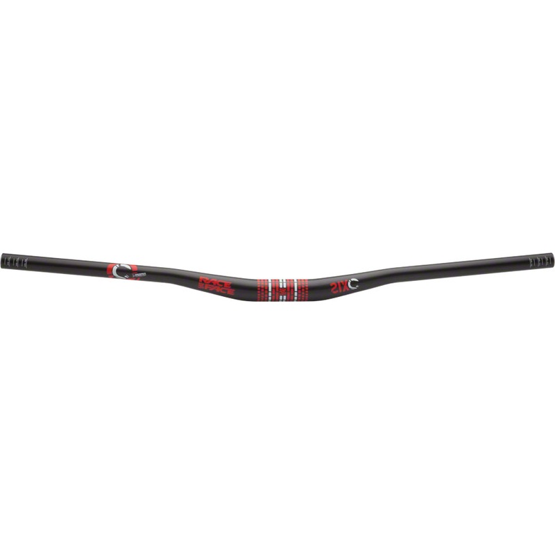 RaceFace SIXC Riser Carbon Handlebar 31.8 x 785mm 3/4″ Rise Red Decal
