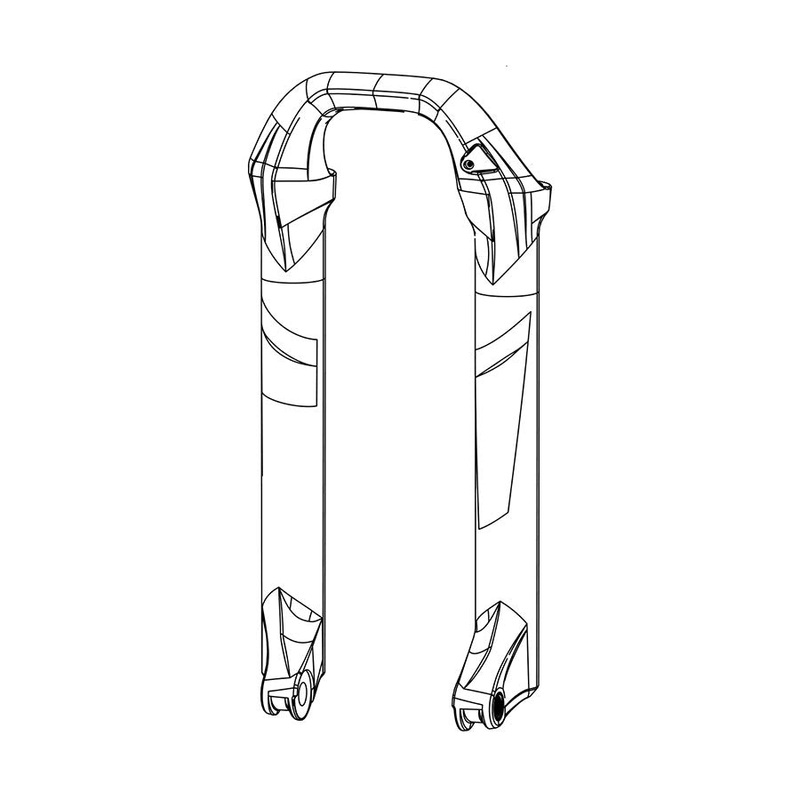 RockShox Lower Leg Lyrik B1-C1/Yari A1-B1 27.5″ 15 x 110 mm Boost Spacing Red