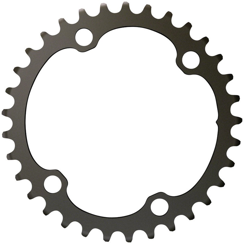SRAM Force 2×12 Aluminum Chainrings  33t, 35t, 46t & 48t for AXS Cranksets | Durable, Wear-Optimized, X-Range Technology, 107 BCD, Black & Gray Styles 33T