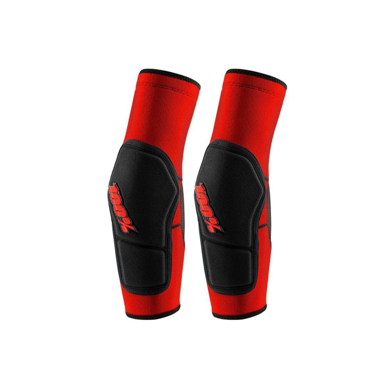 100% Ridecamp Elbow Guard – Red-Black – NLM Red – Black Small