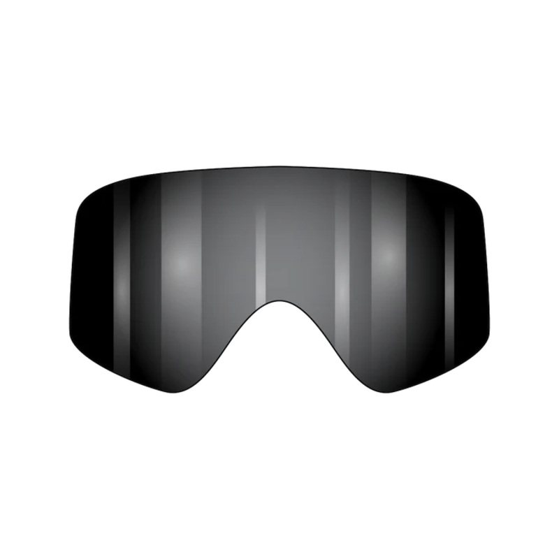Fasthouse VonZipper Porkchop Spare Injected Goggle Lens – Gray Flash Chrome Gray Flash Chrome