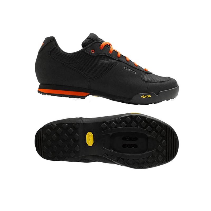 Giro Rumble VR Trail Shoe – Black-Glowing Red Black – Glowing Red EU 39