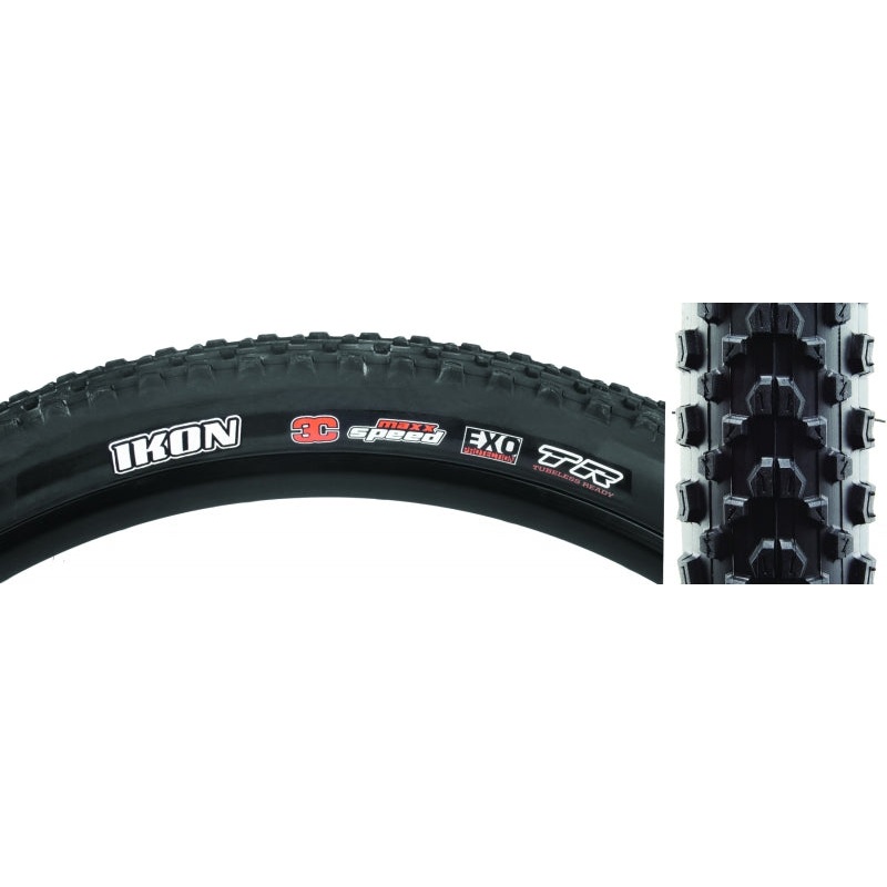 Maxxis Ikon Tire – 27.5 x 2.2 Tubeless Folding Black 3C MaxxSpeed EXO