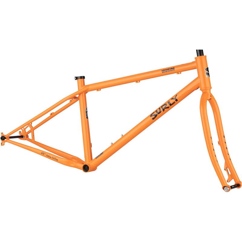 Surly Lowside Frameset – 27.5″ Steel Dream Tangerine X-large