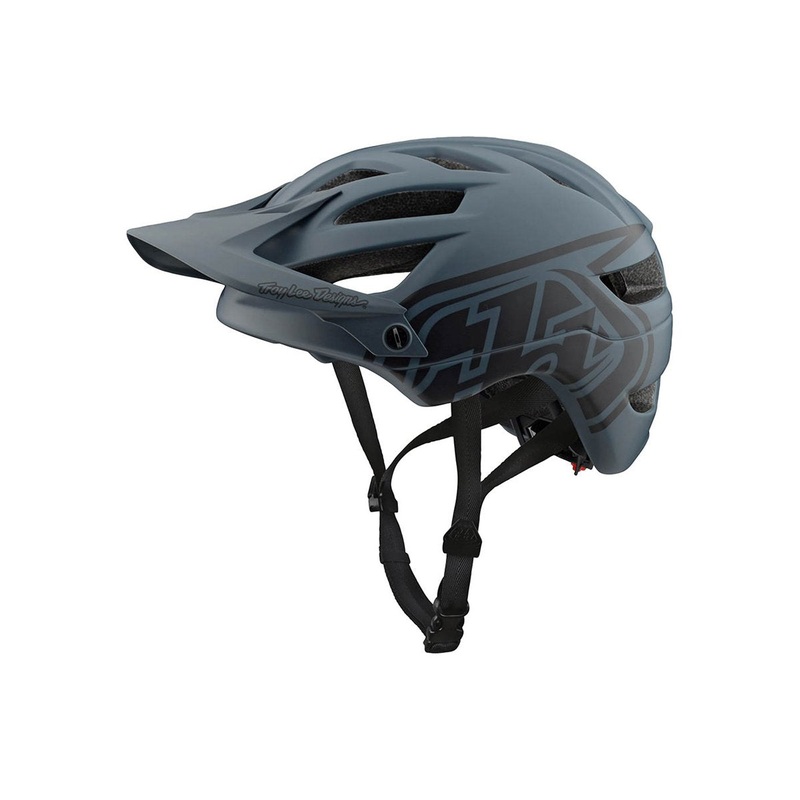 Troy Lee Designs A1 MTB Helmet – Drone – SRAM Gray-Dark Gray SRAM Gray – Dark Gray X-Small/Small