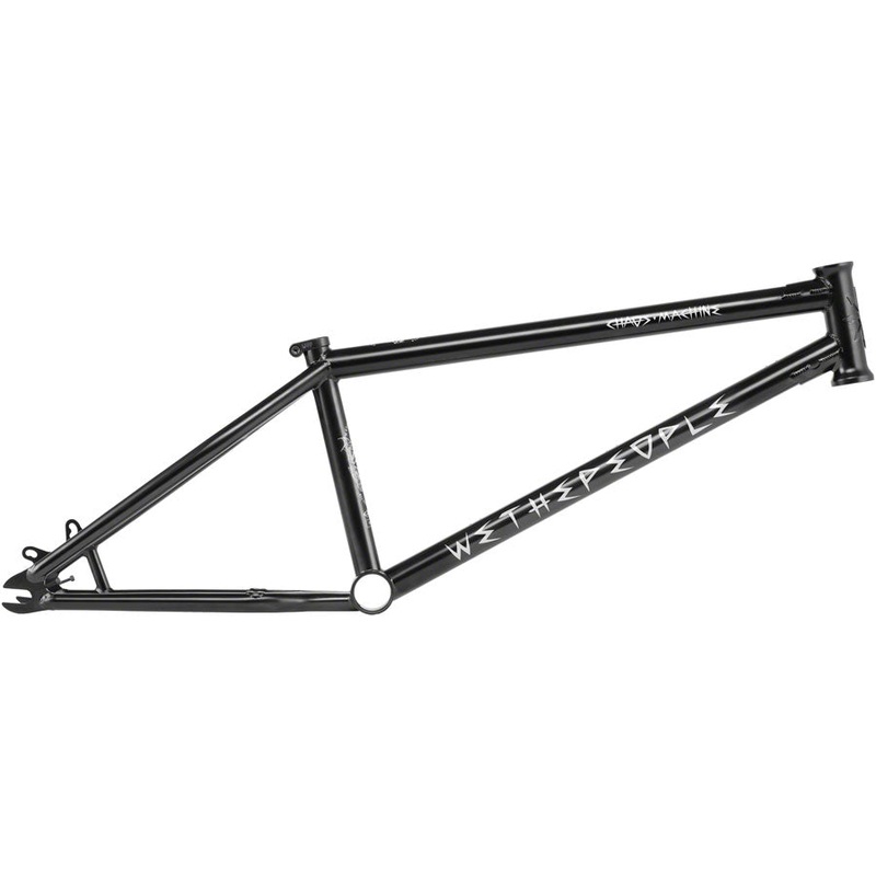 We The People Chaos Machine BMX Frame – 21.35″ TT, Black