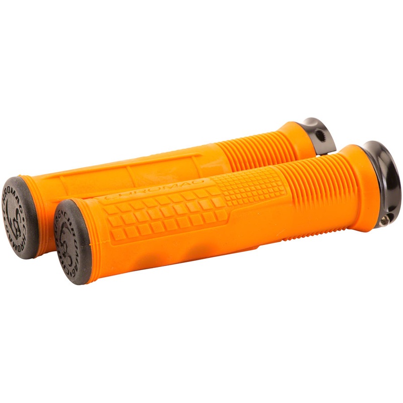 Chromag Format Grips – Orange, Lock-On Single Clamp