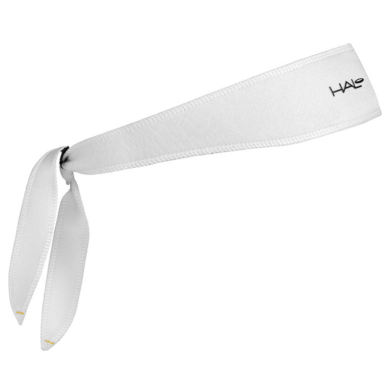 Halo I Tie Headband – White White One Size