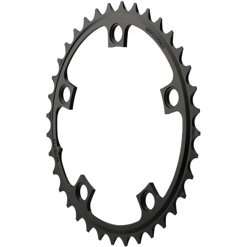 High-Performance SRAM Aluminum 10-Speed Chainrings  34T & 36T, 110 BCD, Compatible with SRAM & Truvativ Cranks 34T
