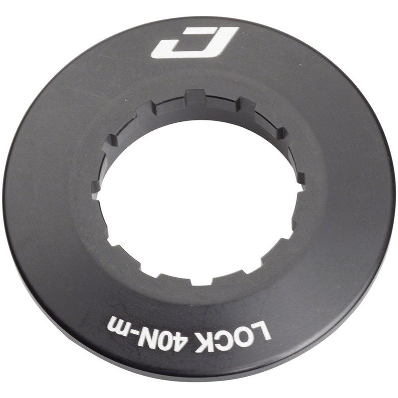 Jagwire Center Lock Disc Brake Rotor Lock Ring for 9-12mm Axles, Alloy, Black