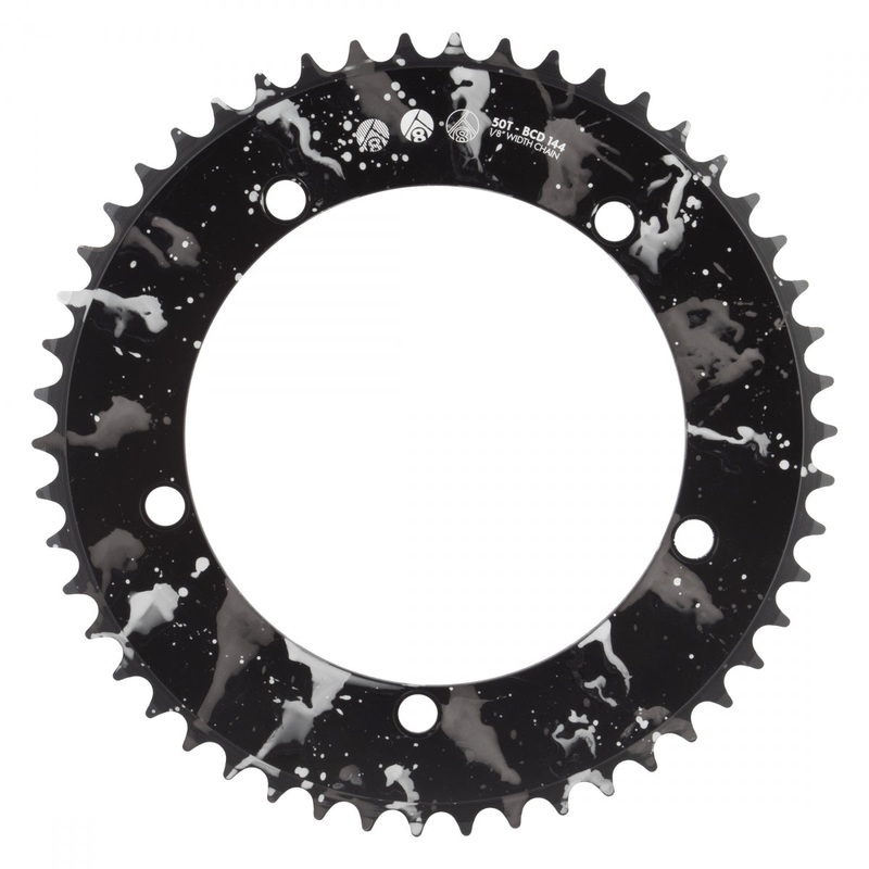 Origin8 Splat Track Chainring 50T 144mm 5-bolt Black