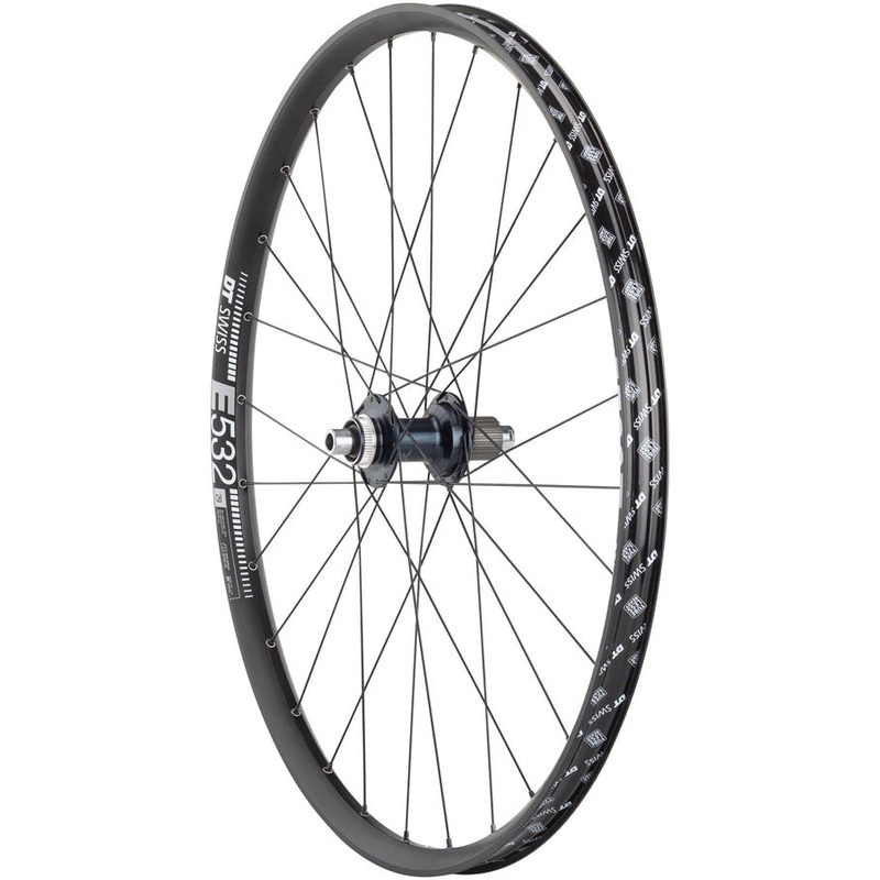 Quality Wheels Shimano SLX/DT E532 Rear Wheel – 29″, 12 x 148mm, Center-Lock, Micro Spline, Black, 28H