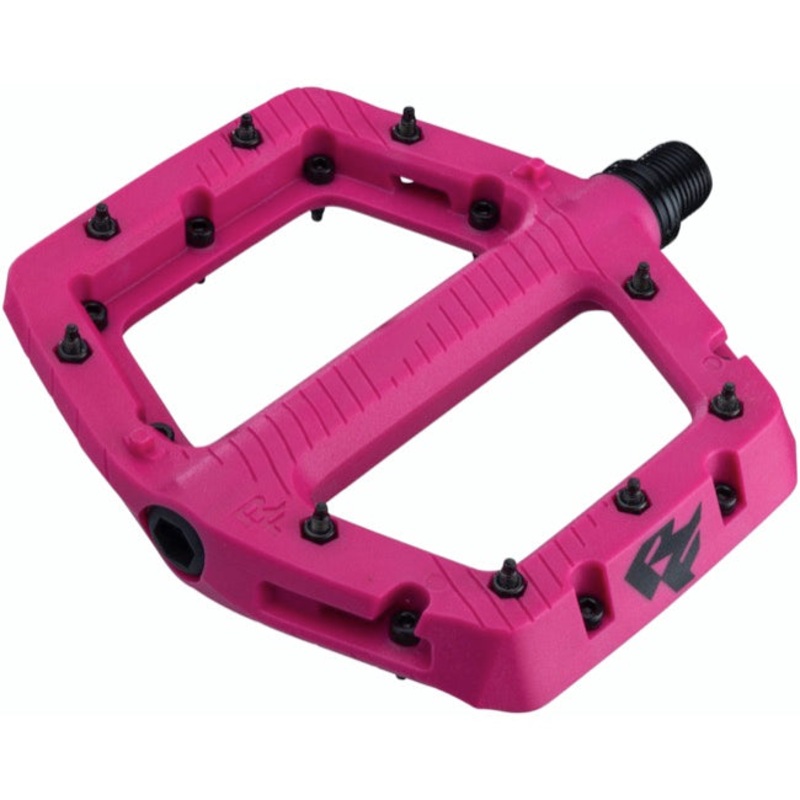 Race Face Chester Flat Pedals – Large – Magenta Magenta