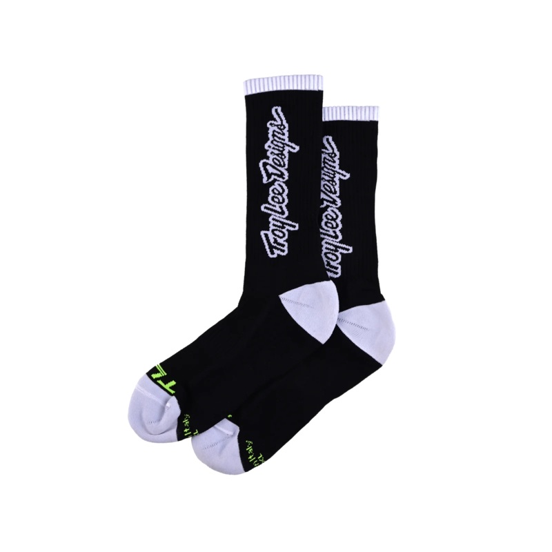 Troy Lee Designs Performance Sock – Signature – Black Black Small/Medium