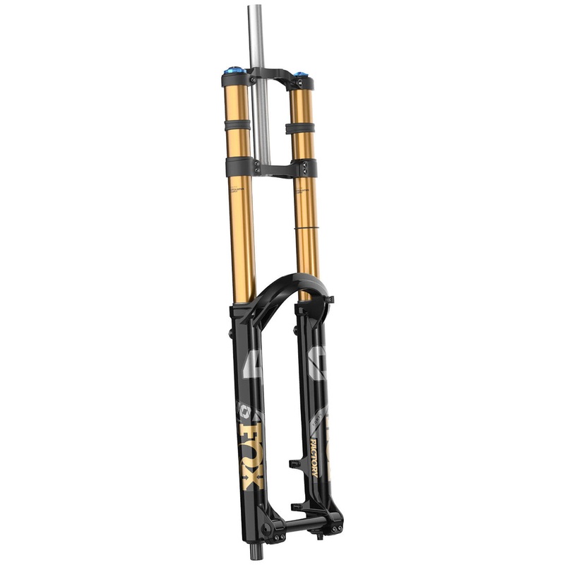 Fox Suspension 40 Float 203 Factory 27.5 20TAx110 – Shiny Black – 2025 Shiny Black Grip X2 – HSC/LSC/HSR/LSR – 1.25″ 48mm