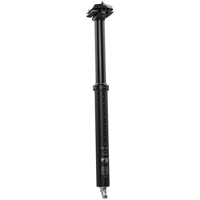 FOX Transfer Performance Elite Dropper Seatpost – 31.6 mm 150 mm Internal Routing Anodized BLK