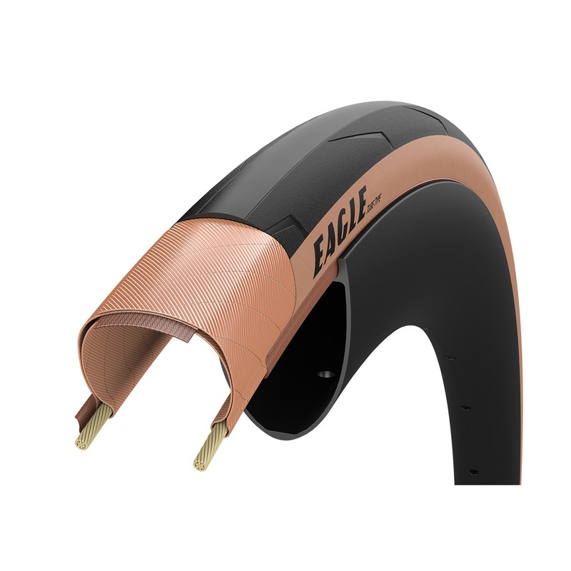 Goodyear Eagle 700c Folding Road Tire – Transparent Transparent 25c