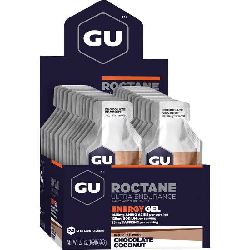 GU Roctane Energy Gel – Chocolate Coconut, Box of 24