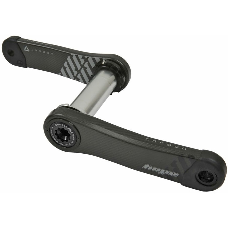 Hope Carbon Crankset Wide (73mm), 155mm, Black