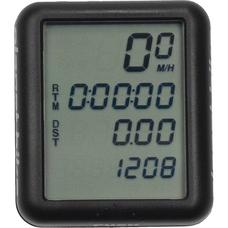 Planet Bike Protege 5.0 Bike Computer – Wired, Black