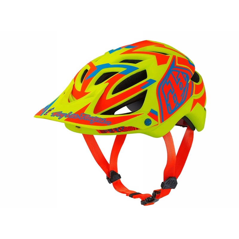 Troy Lee Designs A1 MIPS MTB Helmet – Vertigo – Yellow Yellow Medium/Large