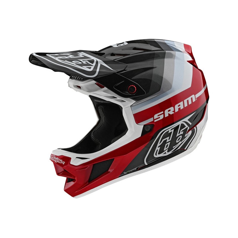 Troy Lee Designs D4 Carbon Full Face Helmet – Mirage – SRAM Red-Black – 2020 SRAM Black – Red X-Small