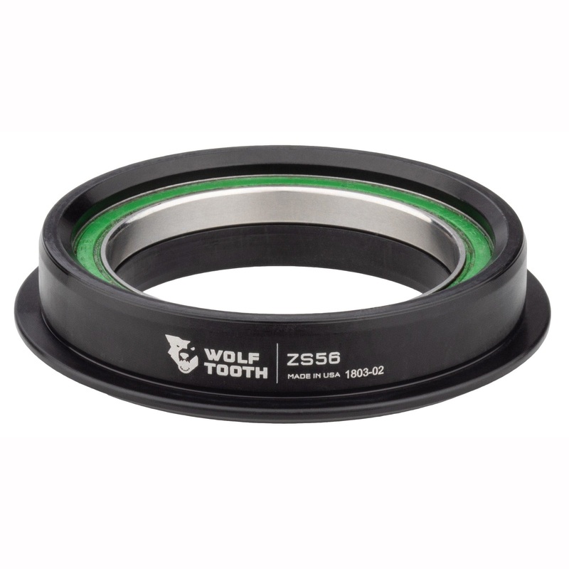 Wolf Tooth Premium Headset – ZS56/40 Lower, Black Stainless Steel Bearings