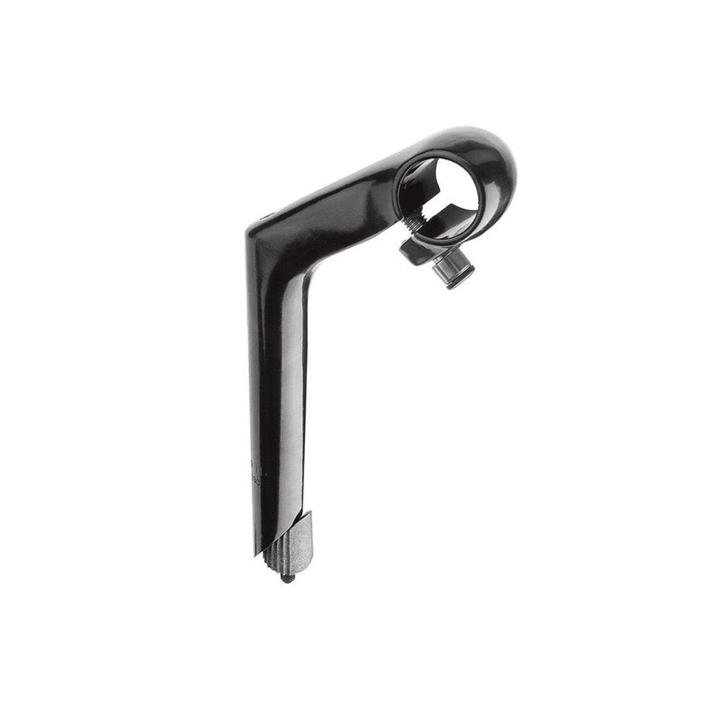 Alloy 1-Bolt 30deg 25.4 MTB Quill Stem – Black Black 1.1/8″ 80mm