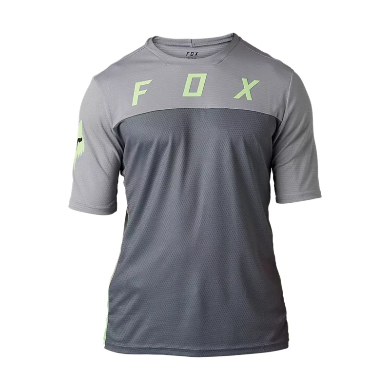 Fox Racing Defend Short Sleeve MTB Jersey – CEKT – Black-Gray Black-Gray Small