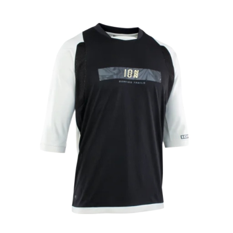 ION Scrub Amp 3/4 Sleeve MTB Jersey – Pale Blue 122 Pale Blue Small