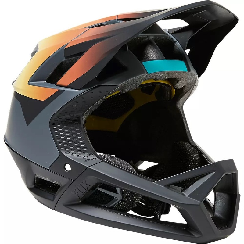 Fox Racing Proframe Full-Face Helmet – Black Graphic 2, Large