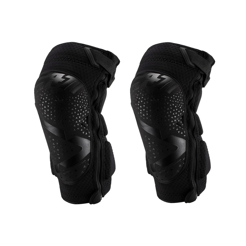 Leatt 3DF 5.0 Zip Knee Guard – Black Black Small/Medium