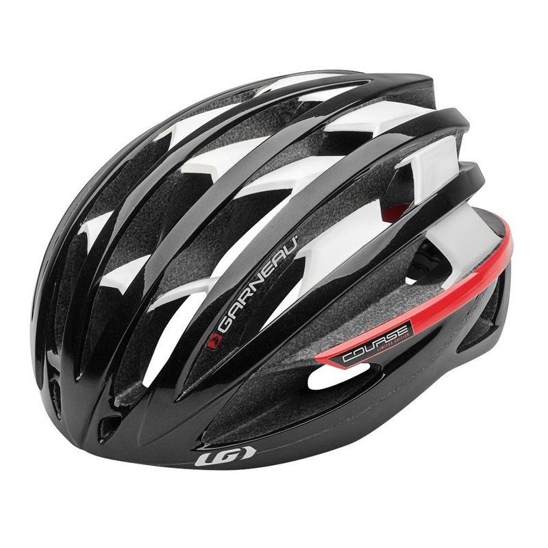 Louis Garneau Course Road Helmet – Black Black Small