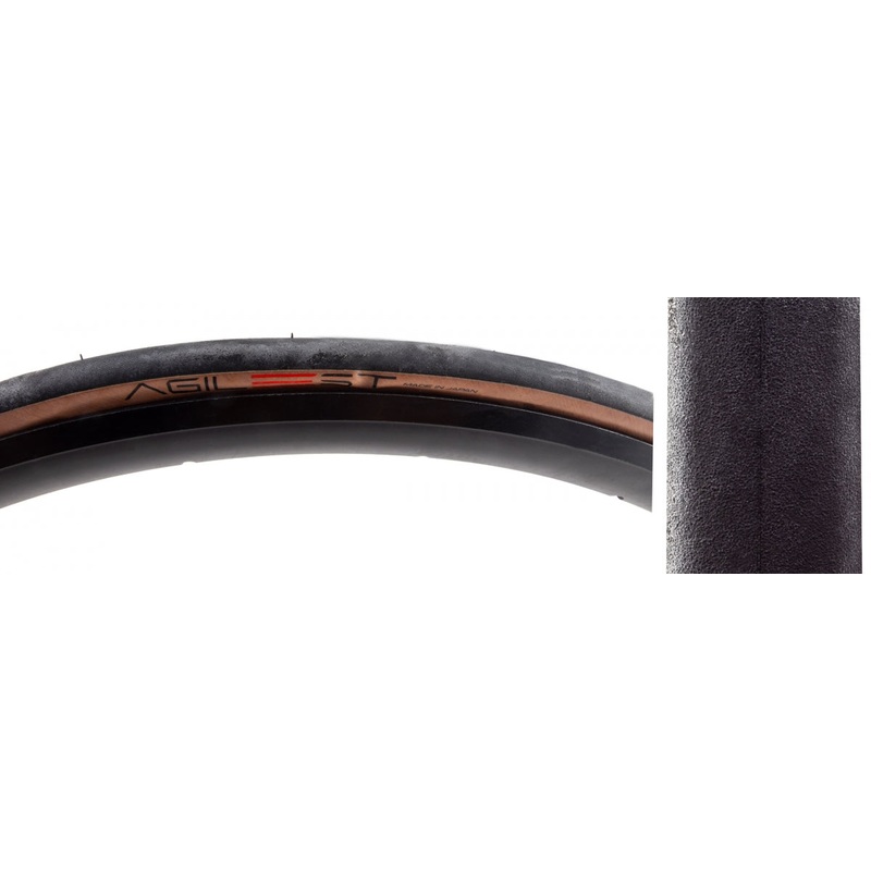 Panaracer Agilest 700 x 23 Clincher Fold TPI 150 Black/Ysk Reflective Road Tire RF723-AG-AX