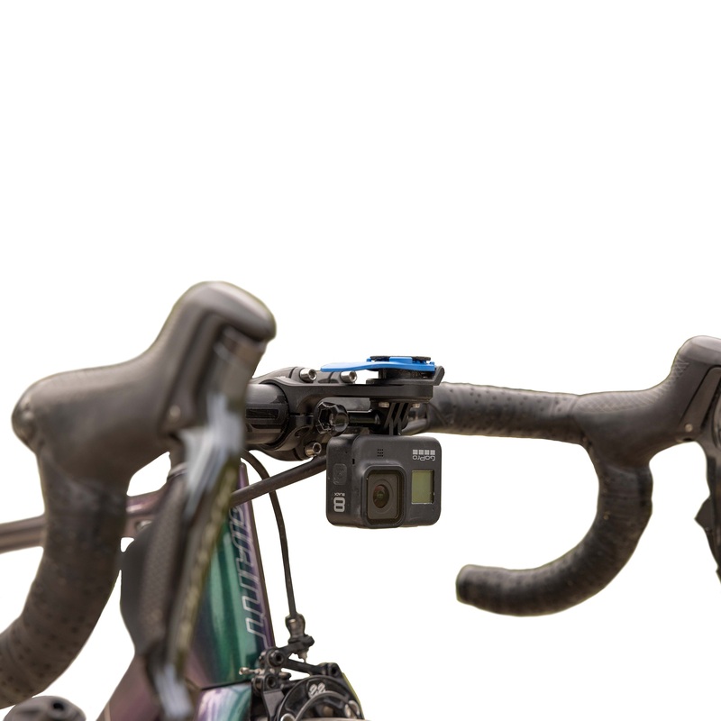 Quad Lock Action Camera Adapter, Black/Blue NLS