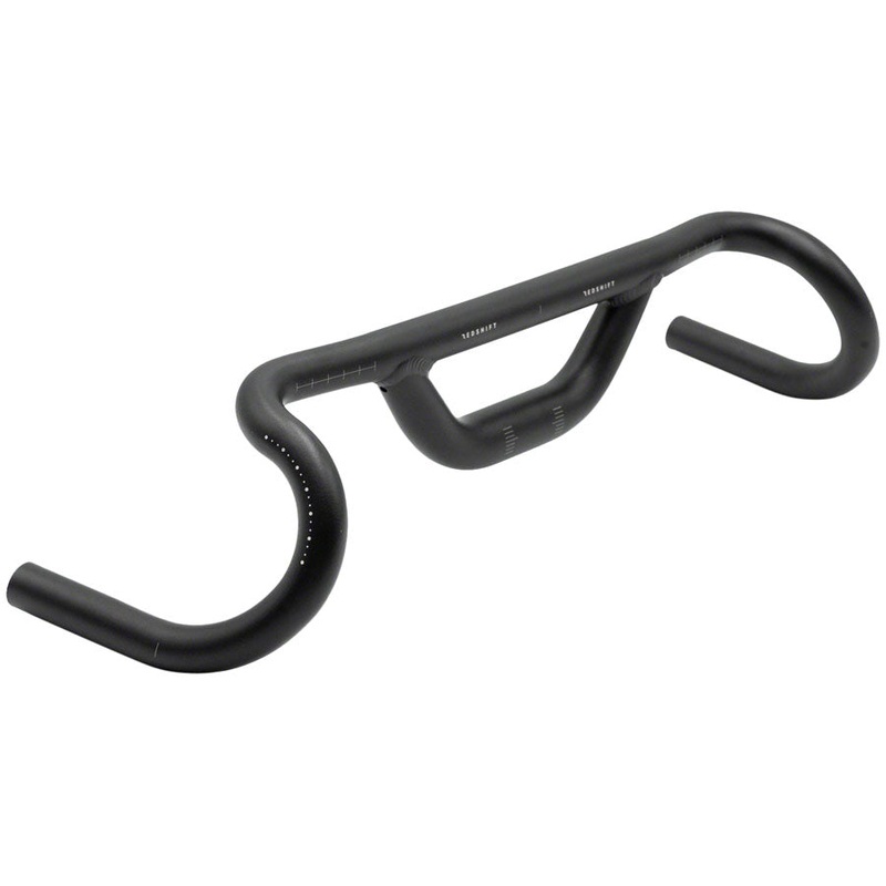 Redshift Sports Top Shelf Road Drop Handlebar – Aluminum 31.8mm 47cm 70mm Rise BLK