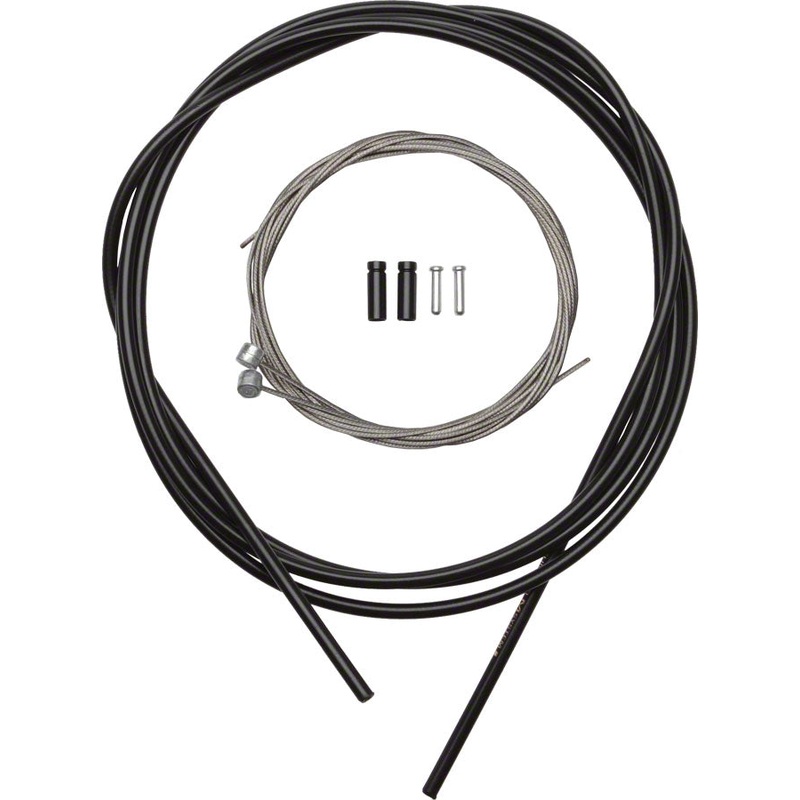 Shimano MTB Stainless Brake Cable and Housing Set, Black