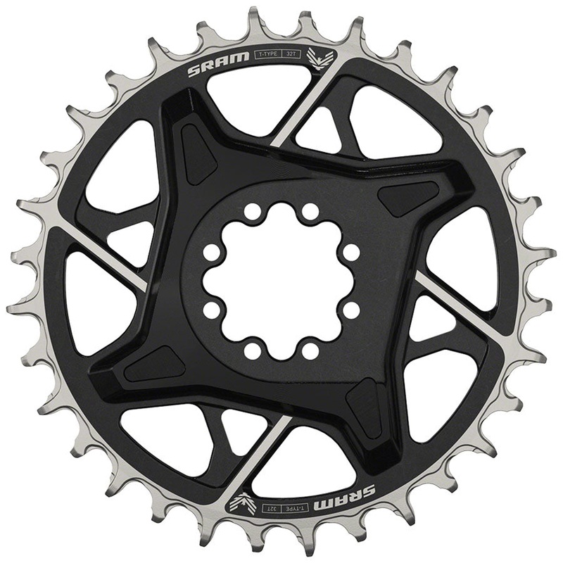SRAM X0 Eagle T-Type 12-Speed Aluminum Chainrings  30t, 32t, 34t, Direct Mount, 3mm Offset, Rugged Durability, Lightweight Cycling Components 32T