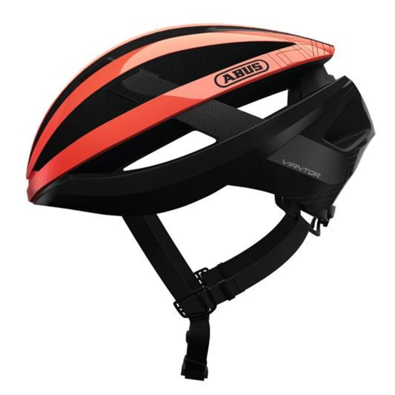 Abus Viantor Road Helmet – Shrimp Orange Shrimp Orange Small