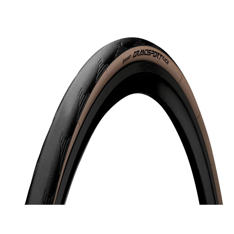 Continental Grand Sport Race 700c Folding Road Tire – Black-Brown Black – Brown 28c NyTech – LazerGrip