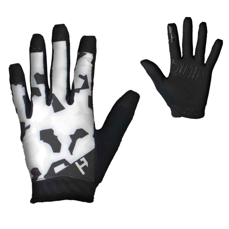 Handup Pro Performance – White Camo, Full Finger, Large