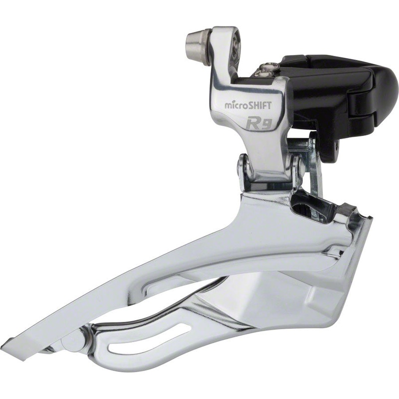 microSHIFT R9 Front Derailleur 9-Speed Triple 50/39/30T 31.8/34.9 Band Clamp Shimano Compatible