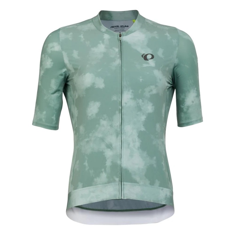 Pearl Izumi Expedition Short Sleeve Road Jersey – Womens – Green Bay Spectral Green Bay Spectral X-Small